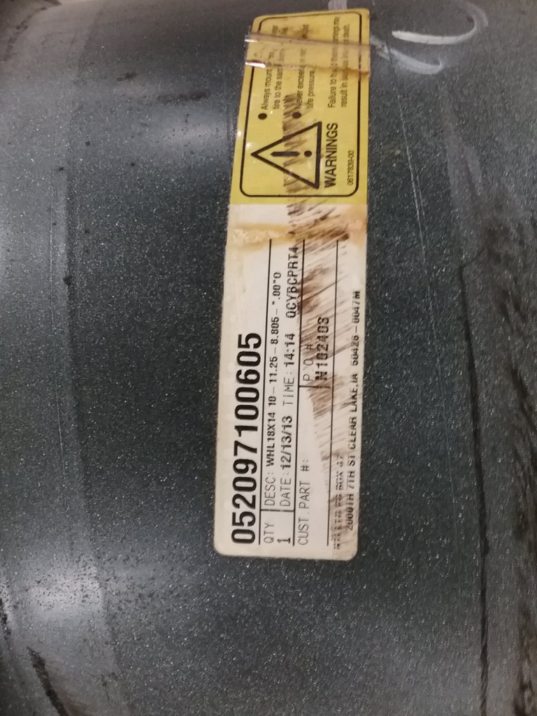 14"W x 18"D, Cream 10-Hole Implement