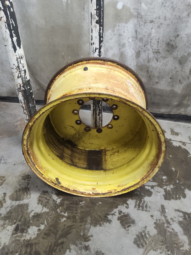 21"W x 32"D, John Deere Yellow 10-Hole Formed Plate