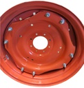 8-Hole Waffle Wheel (Groups of 2 bolts) Center for 28"-30" Rim, Kubota Orange