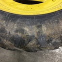 320/90R42 Firestone Radial 9000 R-1W on John Deere Yellow 8-Hole Stub Disc (groups of 2 bolts) 40%