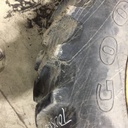 480/80R38 Goodyear Farm Dyna Torque Radial R-1 on John Deere Yellow 0-Hole Double Bevel 38" Cast 65%