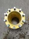 10-Hole 21.5"L Hub Extension/Triple, John Deere Yellow