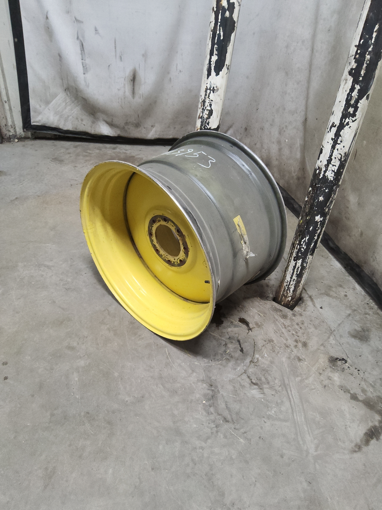 18"W x 28"D, John Deere Yellow 8-Hole Formed Plate
