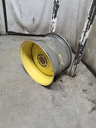 18"W x 28"D, John Deere Yellow 8-Hole Formed Plate
