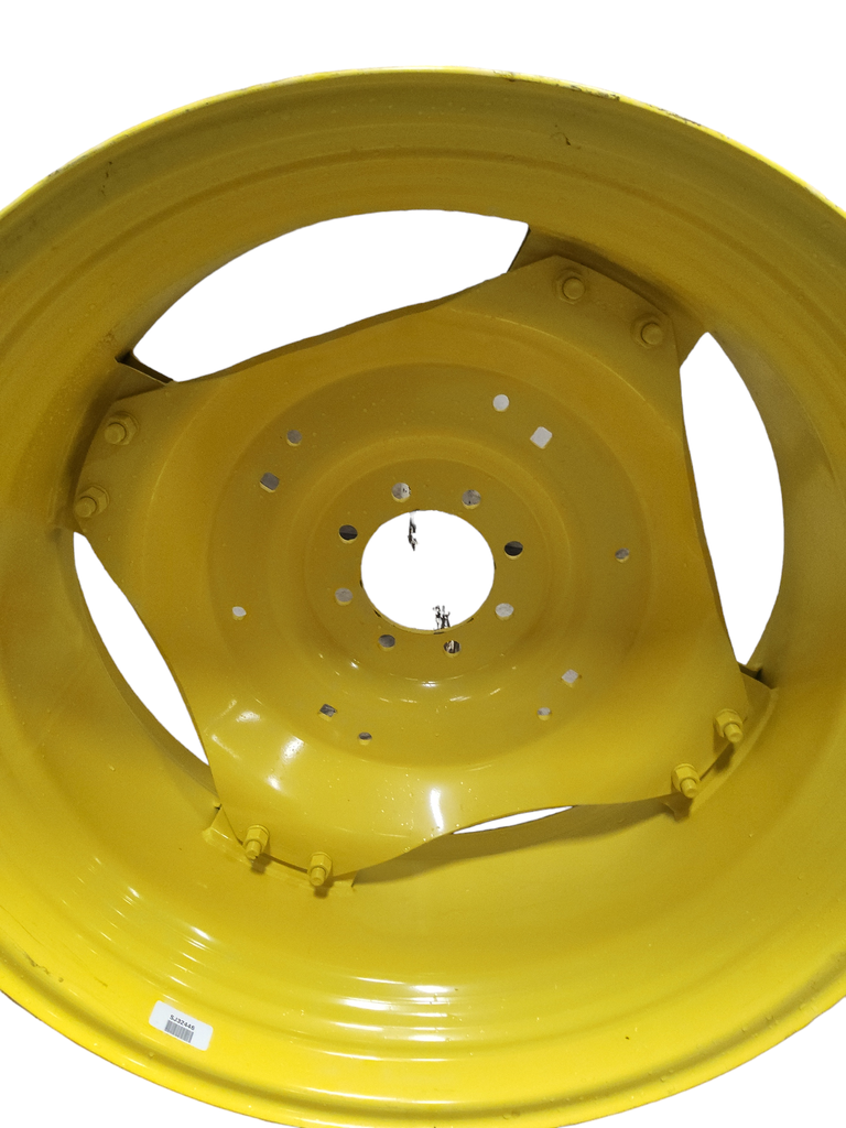 8-Hole Rim with Clamp/U-Clamp (groups of 2 bolts) Center for 34" Rim, John Deere Yellow