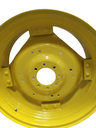 15"W x 34"D Rim with Clamp/U-Clamp (groups of 2 bolts) Rim with 8-Hole Center, John Deere Yellow