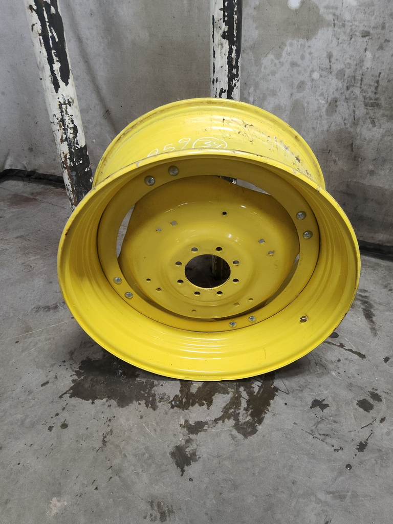 16"W x 34"D, John Deere Yellow 8-Hole Stub Disc (groups of 2 bolts)