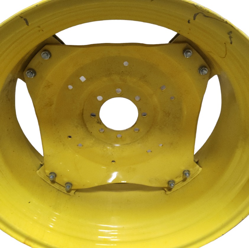 8-Hole Rim with Clamp/U-Clamp (groups of 2 bolts) Center for 34" Rim, John Deere Yellow