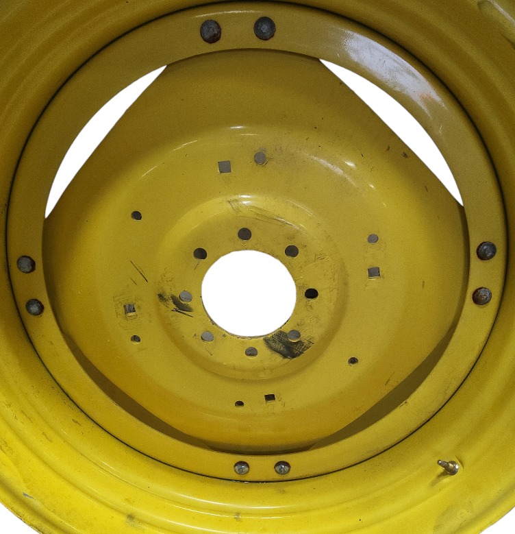 8-Hole Stub Disc (groups of 2 bolts) Center for 38" Rim, John Deere Yellow