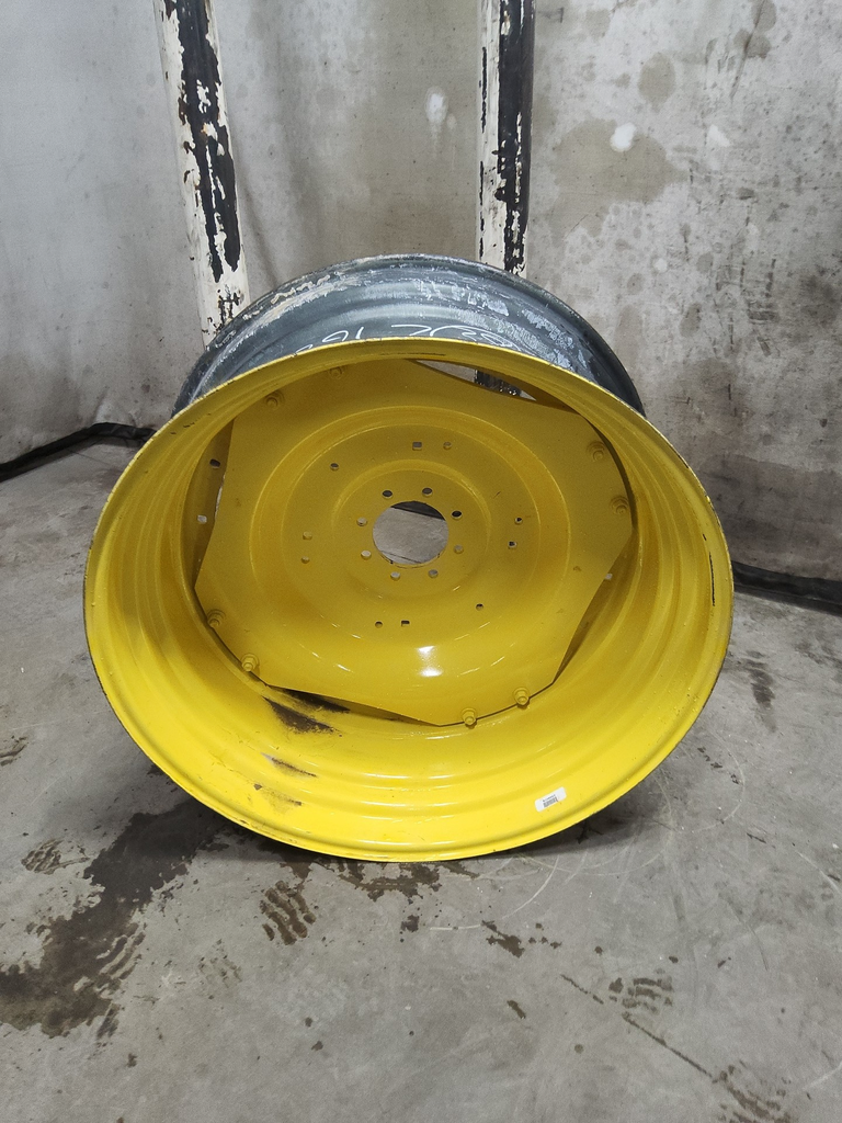 18"W x 38"D, John Deere Yellow 8-Hole Waffle Wheel (Groups of 2 bolts)