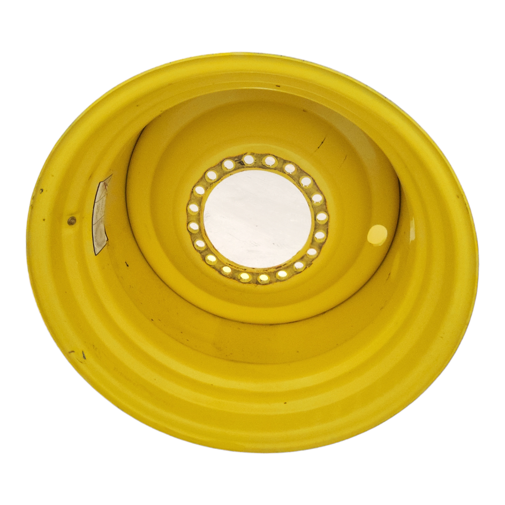 30"W x 32"D, John Deere Yellow 20-Hole Formed Plate