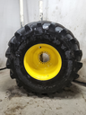 VF 900/60R32 Firestone Maxi Traction CFO R-1W on John Deere Yellow 20-Hole Formed Plate 85%