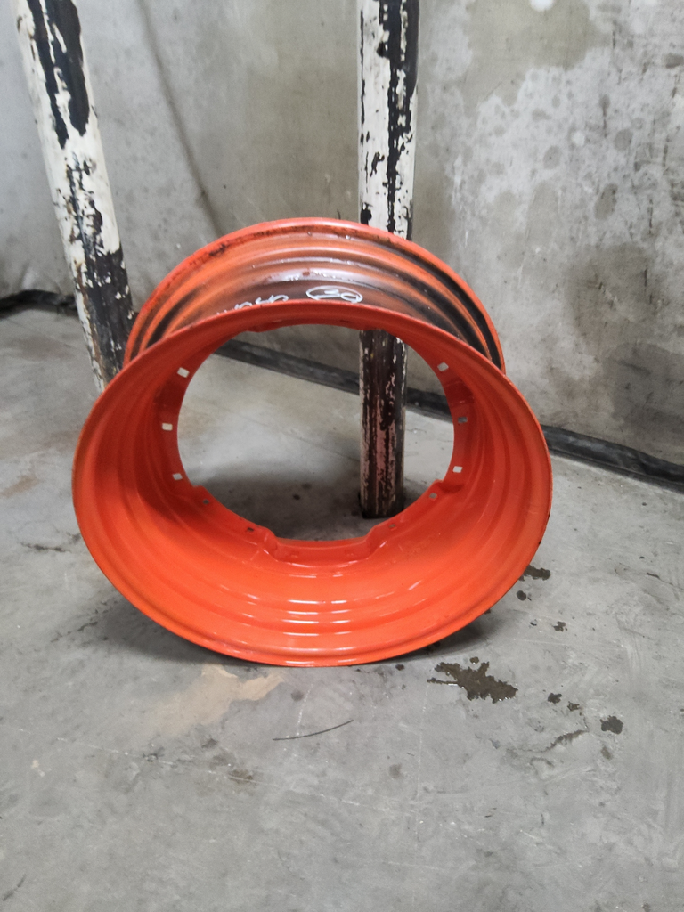 13"W x 30"D, Kubota Orange 8-Hole Waffle Wheel (Groups of 2 bolts)