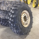 395/85R20 Michelin XML Military on Case Power Tan 10-Hole Budd Stud Pilot Wheel 75%