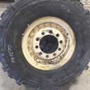 395/85R20 Michelin XML Military on Case Power Tan 10-Hole Budd Stud Pilot Wheel 75%