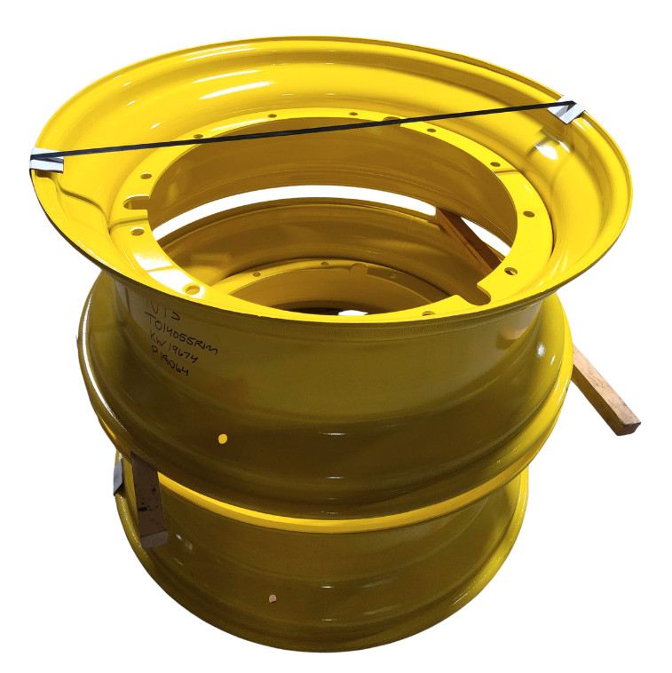16"W x 42"D, John Deere Yellow 12-Hole Stub Disc