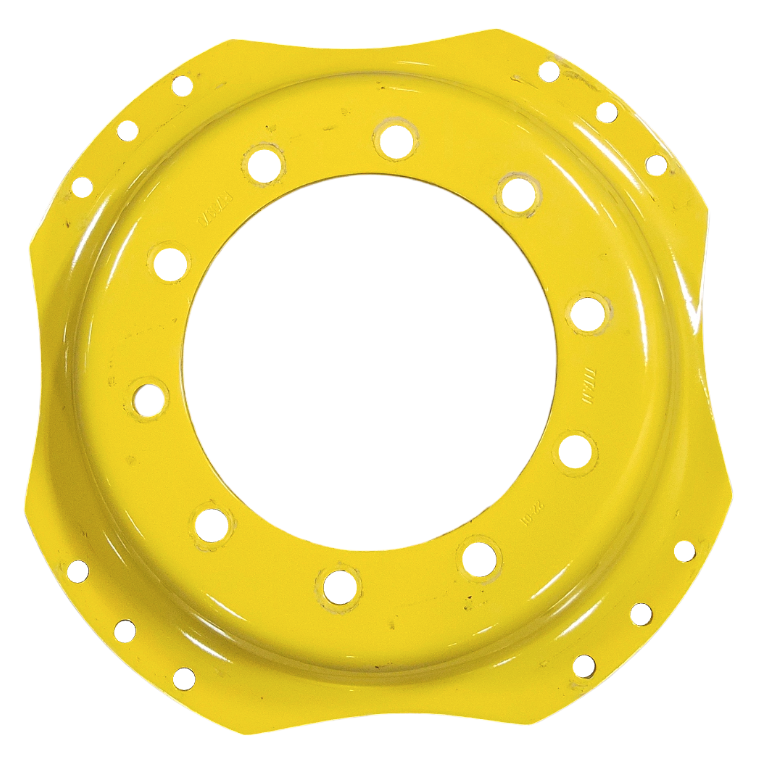 10-Hole Waffle Wheel (Groups of 3 bolts) Center for 28"-30" Rim, John Deere Yellow