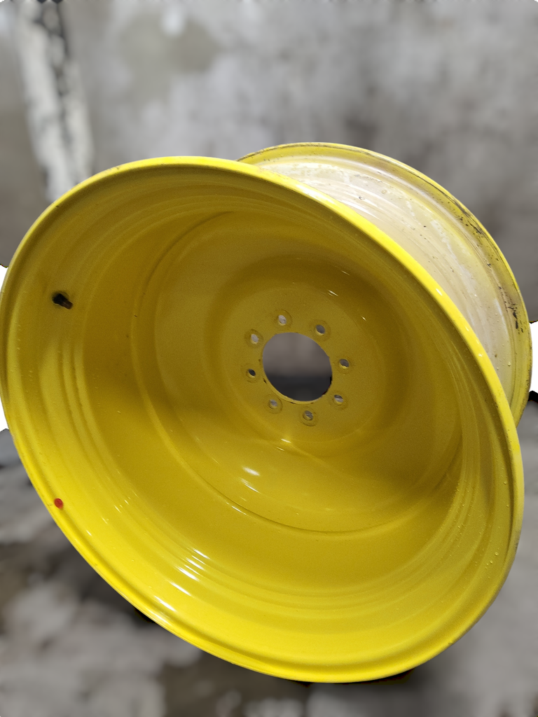 15"W x 30"D, John Deere Yellow 8-Hole Bubble Disc