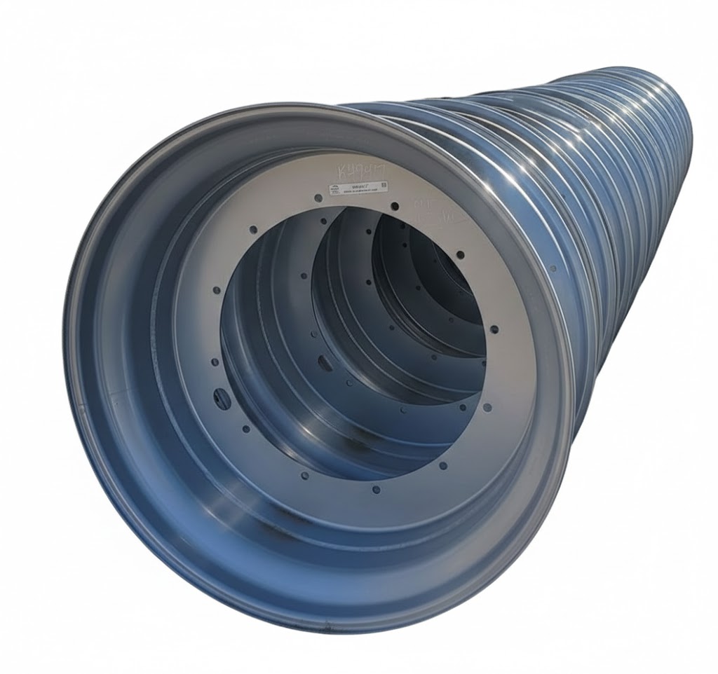 16"W x 46"D, Agco Corp Gray 12-Hole Stub Disc