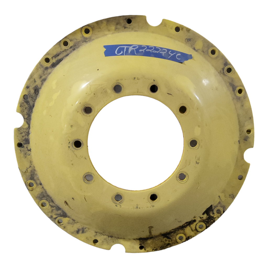 10-Hole Waffle Wheel (Groups of 3 bolts)HD Center for 34" Rim, John Deere Yellow