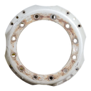 12-Hole Waffle Wheel (Groups of 3 bolts) Center for 28"-30" Rim, New Holland White