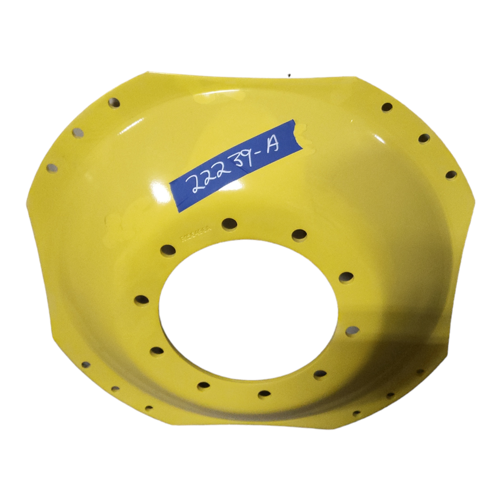 10-Hole Waffle Wheel (Groups of 3 bolts) Center for 34" Rim, John Deere Yellow