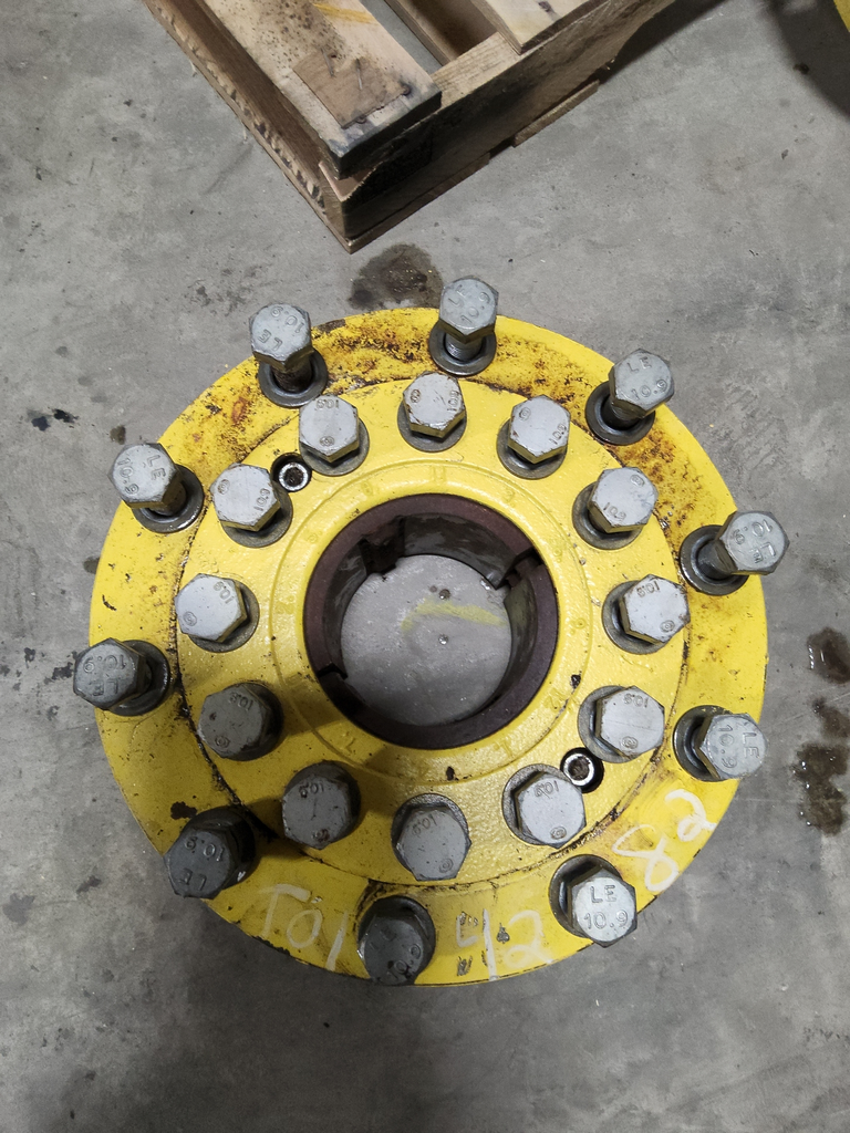 10-Hole Wedg-Lok OE Style, 4.725" (120.015mm) axle, John Deere Yellow