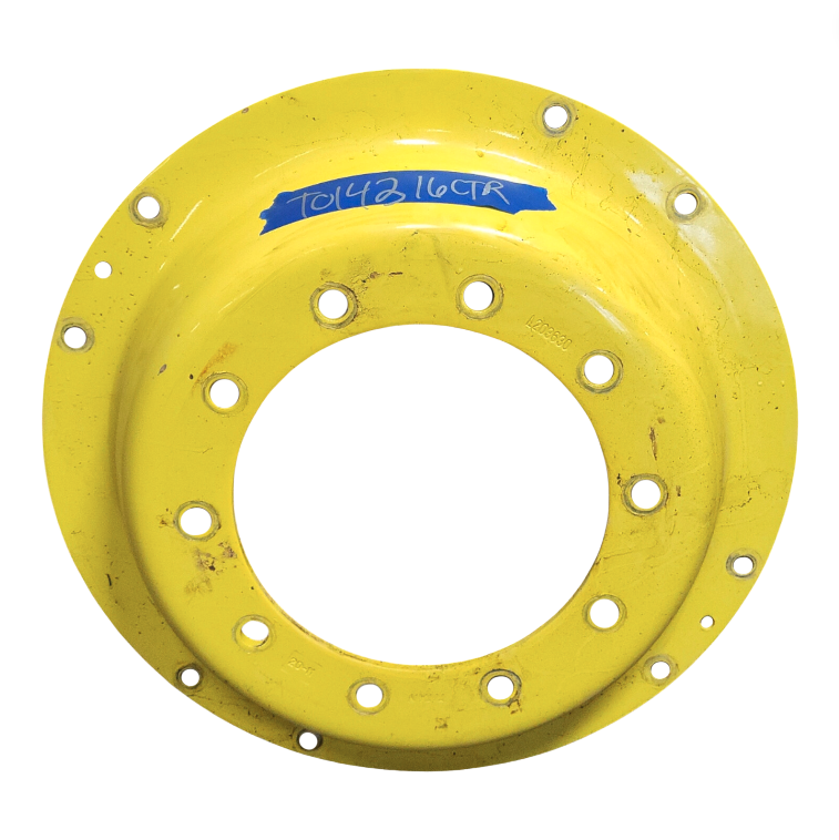 10-Hole Waffle Wheel (Groups of 2 bolts) Center for 28"-30" Rim, John Deere Yellow