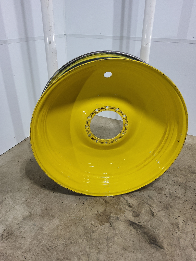 13"W x 46"D, John Deere Yellow 12-Hole Bubble Disc