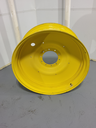 16"W x 42"D, John Deere Yellow 10-Hole Formed Plate W/Weight Holes