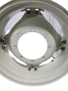 10"W x 28"D Rim with Clamp/U-Clamp (groups of 2 bolts) Rim with 8-Hole Center, New Holland White