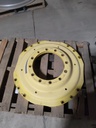 12-Hole Waffle Wheel (Groups of 3 bolts, W/Weight Holes) Center for 38"-54" Rim, John Deere Yellow