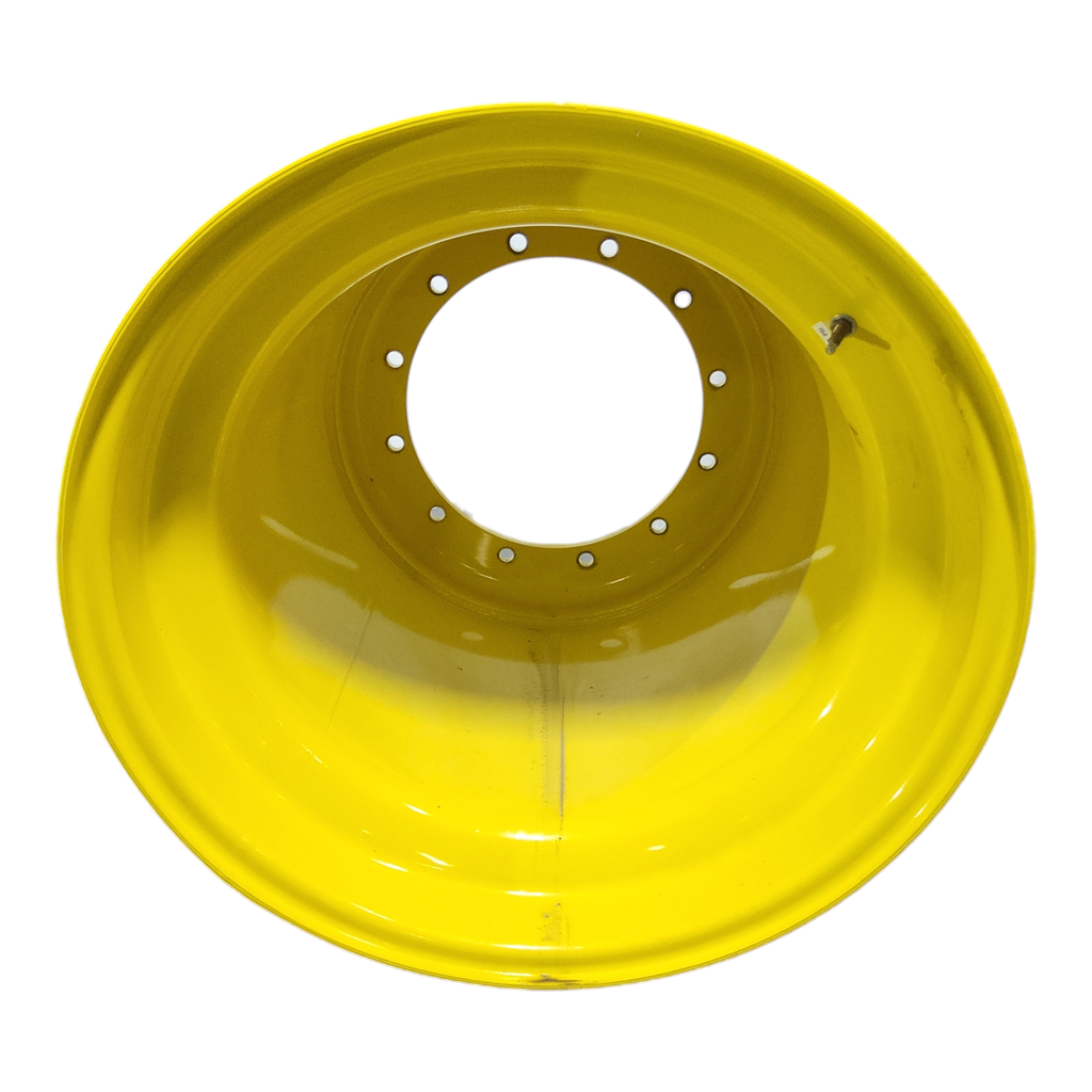 36"W x 32"D, John Deere Yellow 12-Hole Formed Plate