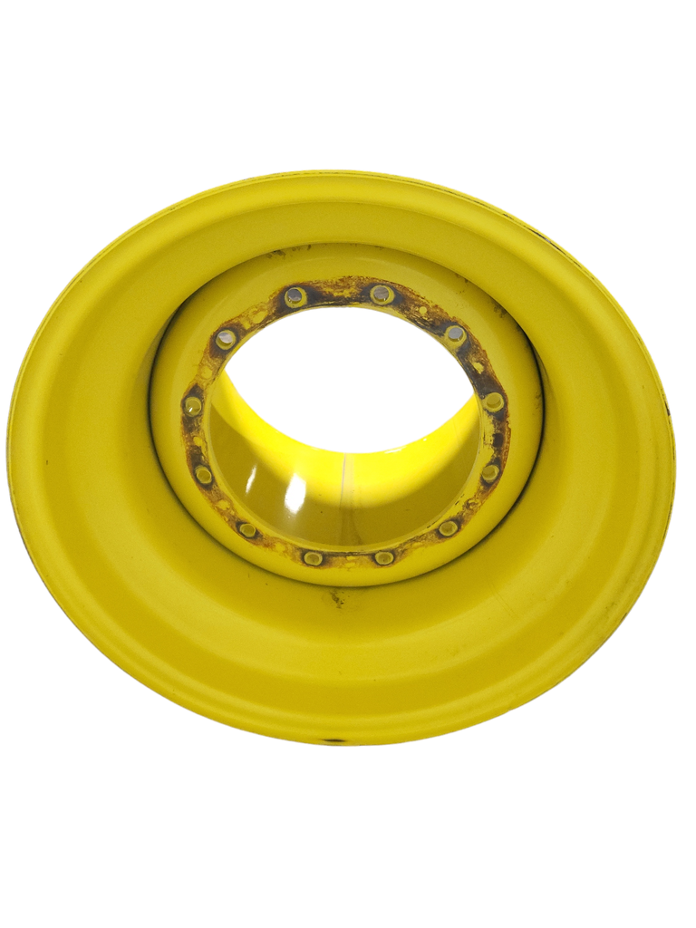 36"W x 32"D, John Deere Yellow 12-Hole Formed Plate