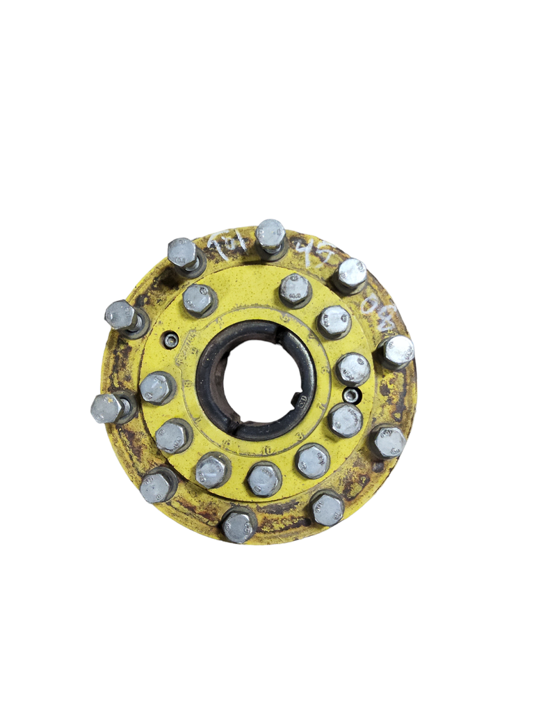 10-Hole Wedg-Lok OE Style, 4.331" (110.007mm) axle, John Deere Yellow
