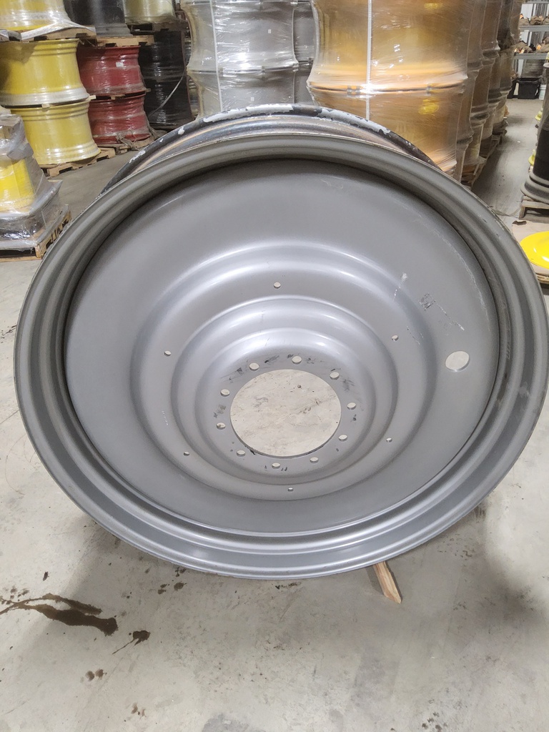 15"W x 50"D, Case IH Silver Mist Formed Plate W/Weight Holes
