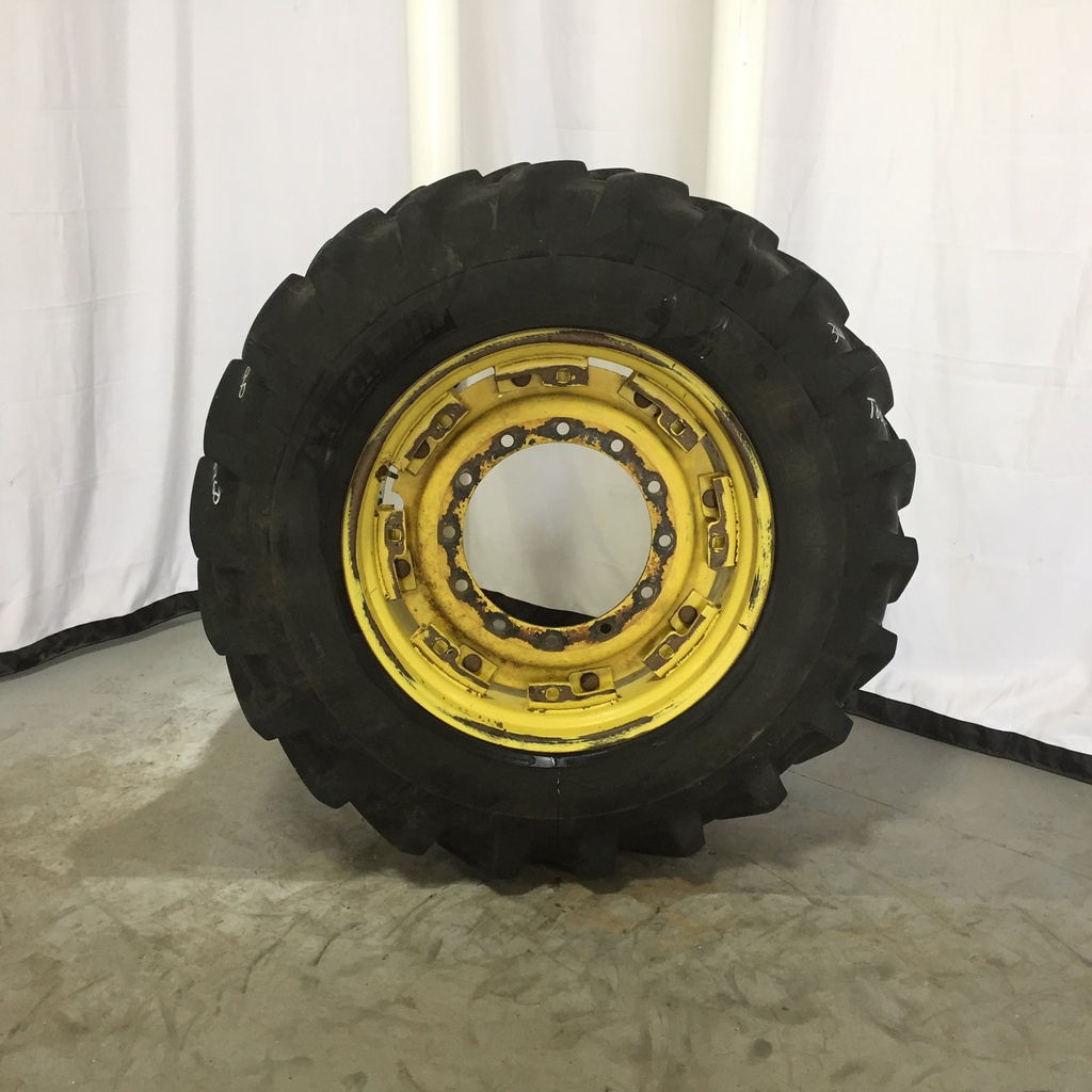 12-Hole Rim with Clamp/U-Clamp Center for 30" Rim, John Deere Yellow