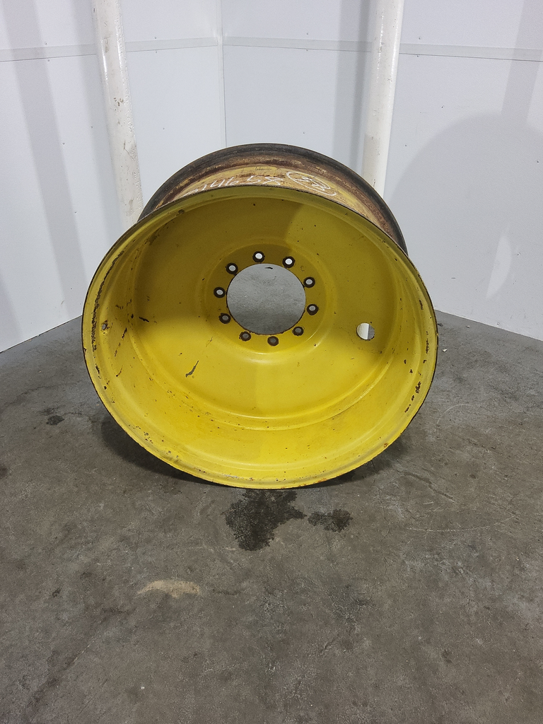 18"W x 38"D, John Deere Yellow 10-Hole Formed Plate