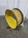 18"W x 38"D, John Deere Yellow 10-Hole Formed Plate