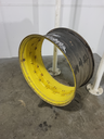 18"W x 38"D, John Deere Yellow 0-Hole Double Bevel