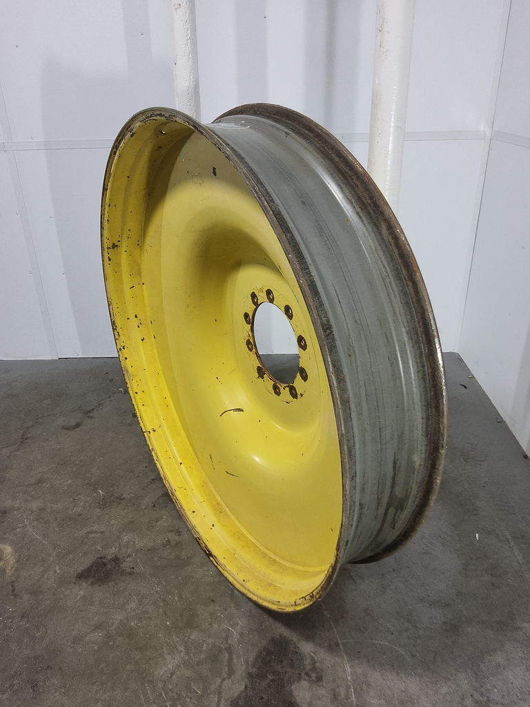 10"W x 54"D, John Deere Yellow 10-Hole Formed Plate