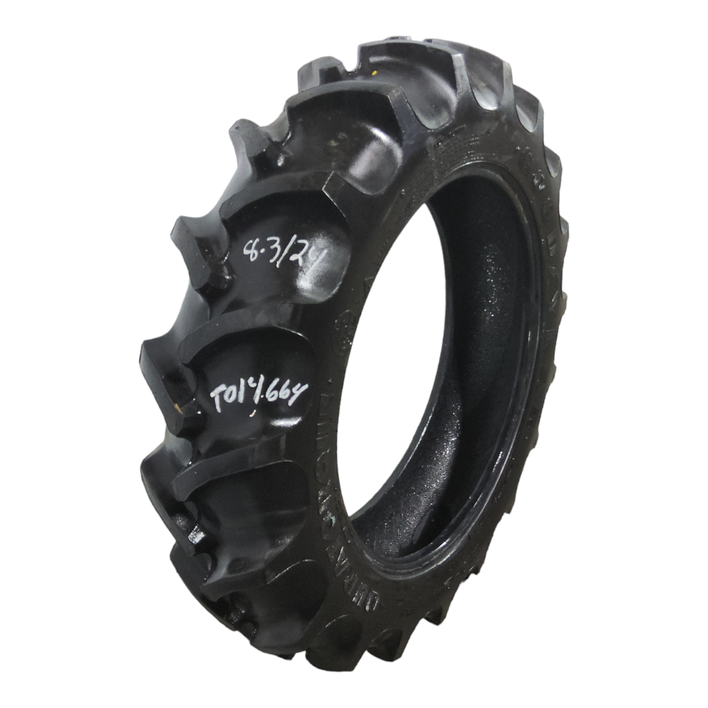 8.3/-24 Goodyear Farm Dura Torque R-1 , C (6 Ply) 95%