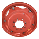 8-Hole Rim with Clamp/Loop Style Center for 24" Rim, Kubota Orange