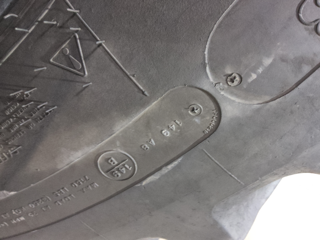 480/80R38 Goodyear Farm Dyna Torque Radial R-1 149B 55%