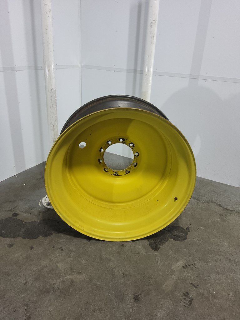 18"W x 42"D, John Deere Yellow 10-Hole Formed Plate