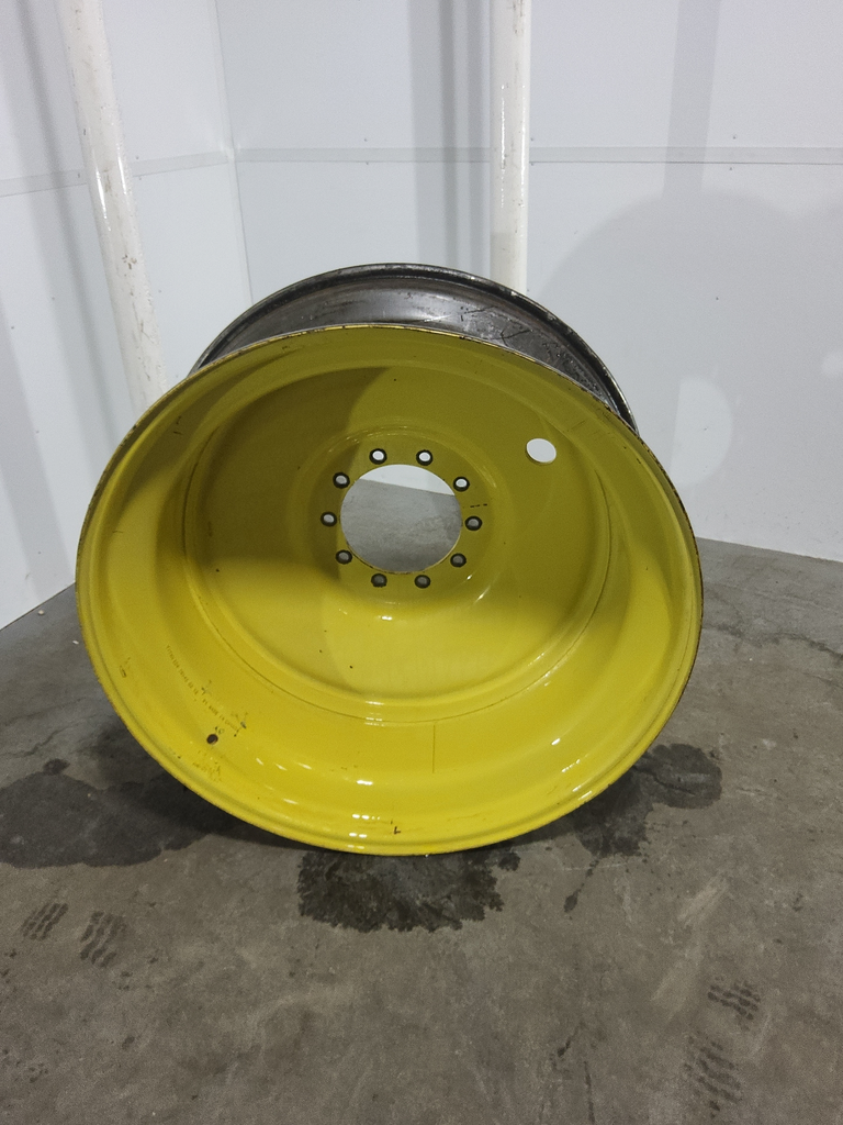 18"W x 42"D, John Deere Yellow 10-Hole Formed Plate