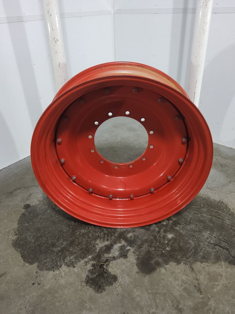 11"W x 38"D Stub Disc Rim with 12-Hole Center, Fendt/Agco Red