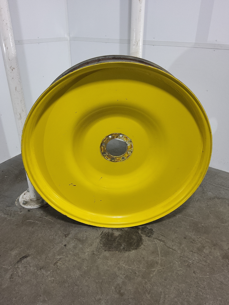 10"W x 46"D, John Deere Yellow 8-Hole Formed Plate