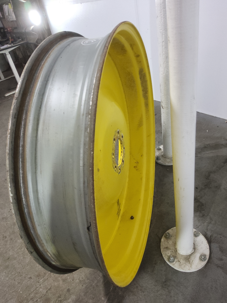 10"W x 46"D, John Deere Yellow 8-Hole Formed Plate