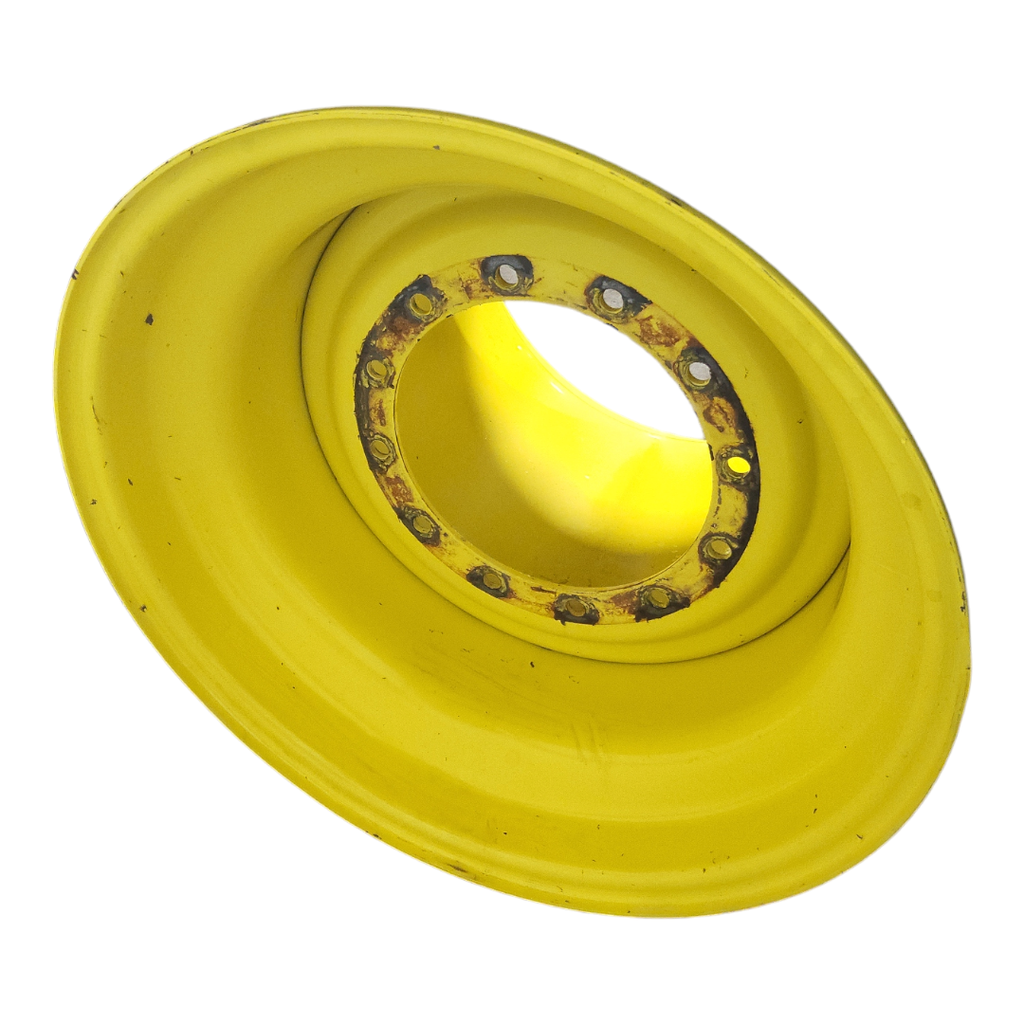 LSW 1000/40R32 Goodyear Farm Optitrac R-1W on John Deere Yellow 12-Hole Formed Plate 85%